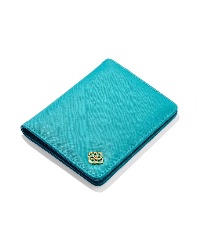 Passport Holder Dark Turquoise by Kendra Scott