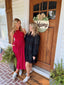 Crimson Red Dress