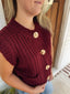 Crimson Sweater Vest
