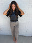 Black Textured Top