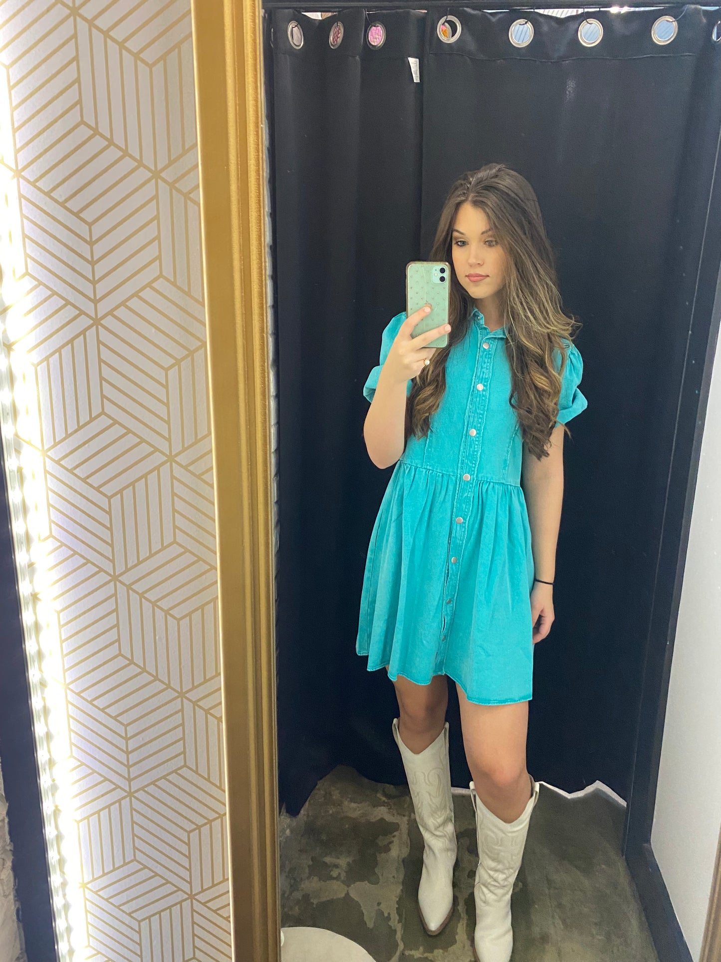 Teal Dress