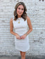 Cream Mini Dress