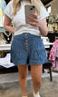 Denim Mineral Short
