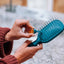 TELETIES Detangler Hair Brush for Medium Hair – Teal With It - Full Size