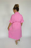 Pink Orchid Shirt Dress