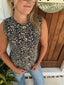 Cheetah Button Up Vest