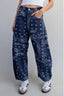 Paisley & Denim Trousers