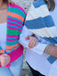 Colorful Sweater Cardigan