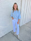 Baby Blues Pin Stripe Top