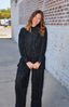 Black Night Pleated Set