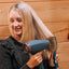 TELETIES Vented Hair Brush - Teal With It - Full Size
