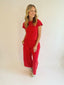 Red Mineral Washed Set