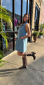 Denim Buckle Dress