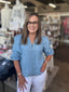 Chambray Denim Blouse