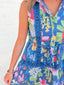 Navy Nancy Tropical Dress