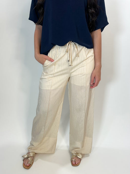 Ecru business pants