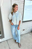 Emerald Jade Polka Dot Blouse
