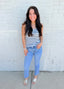 Ivory Striped Top