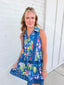 Navy Nancy Tropical Dress