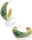 Kendra Scott Bella Hoop Earring Green