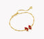 Kendra Scott Blair Bow Small Red Bracelet
