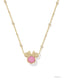 Kendra Scott Minnie Mouse Pendant Necklace - Hot Pink