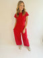 Red Mineral Washed Set