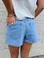 Pleated bubble shorts