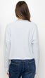 Light Blue Striped Cardigan