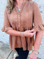 Camel Babydoll Top