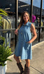 Denim Buckle Dress