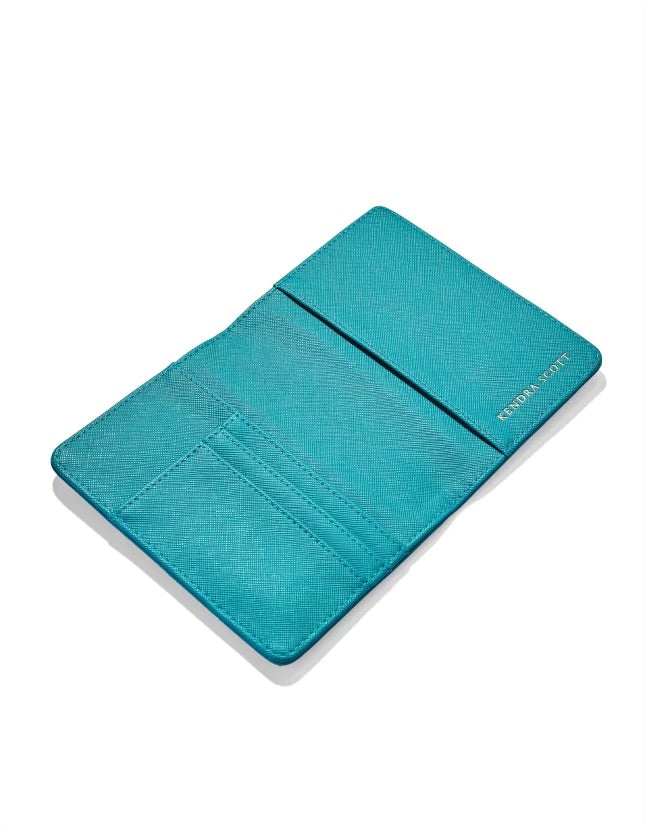 Passport Holder Dark Turquoise by Kendra Scott