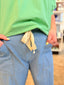 Light Denim Flowy Pants