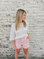 Candy Pink Cargo Short