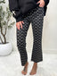 Black and White Polka Dot Jeans