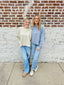 oatmeal knit top