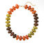 Carissa Beaded Necklace-Chartreuse Orange Mix
