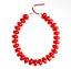 Bailey Beaded Necklace-Red