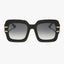 DIFF The White Lotus - Tanya Mcquoid Luxe Black Rich Grey Gradient Sunglasses
