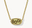 Kendra Scott Elisa Gold Boo Short Pendant Necklace Glow in the Dark