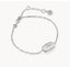 Kendra Scott Elaina Luxe Silver Chain Bracelet White CZ