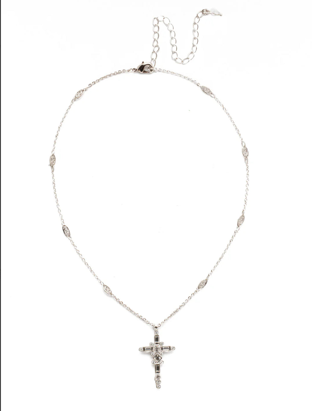 Sorrelli Dierdre Cross Pendant Necklace