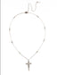 Sorrelli Dierdre Cross Pendant Necklace