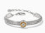 Brighton Mosaic Two Tone Bar Bracelet