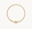Kendra Scott Grayson Gold Stretch Bracelet in Rose Quartz