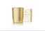 Thymes Frasier Fir Votive Candle in gold