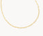 Kendra Scott Gift Set Elisa Gold Statement Short Pendant Necklace in Mother of Pearl and Courtney Paperclip Necklace in Gold