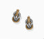 Brighton Interlok Harmony Two Tone Post Earrings
