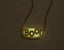 Kendra Scott Elisa Gold Boo Short Pendant Necklace Glow in the Dark