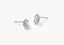 Kendra Scott Mini Ellie Luxe Silver Stud Earrings